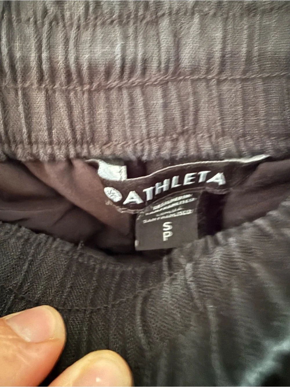 Athleta Black Drawstring Jogger Pants